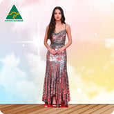 Olivia Rodrigo 244 Silver Dress Celebrity Cutout